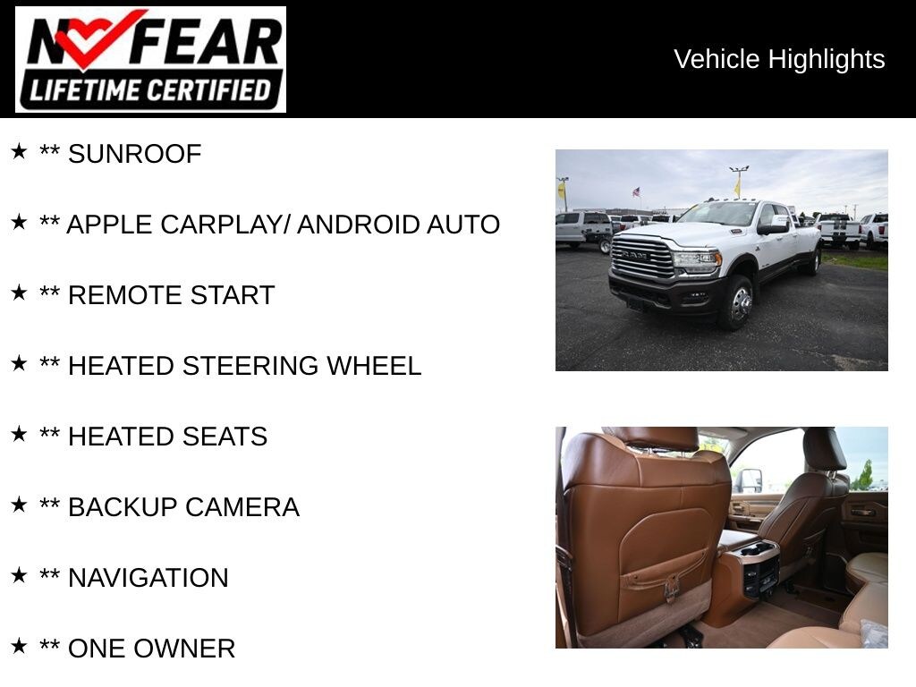 Certified 2024 Ram 3500 Longhorn Truck Crew Cab