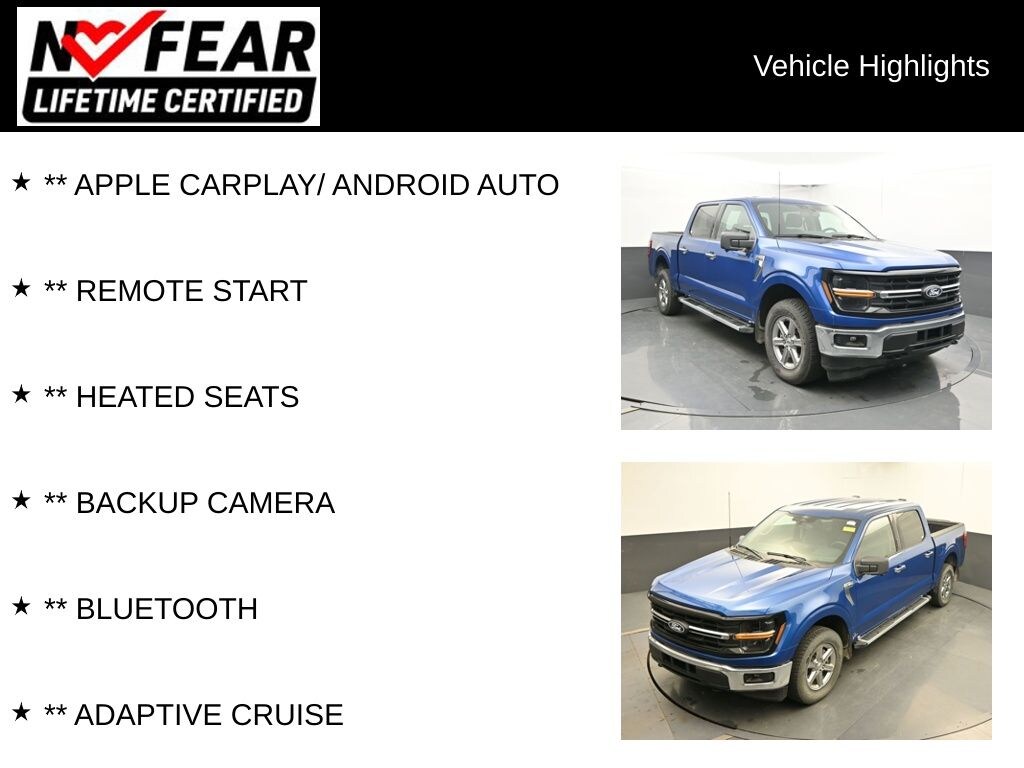 Certified 2024 Ford F-150 XLT Truck SuperCrew Cab