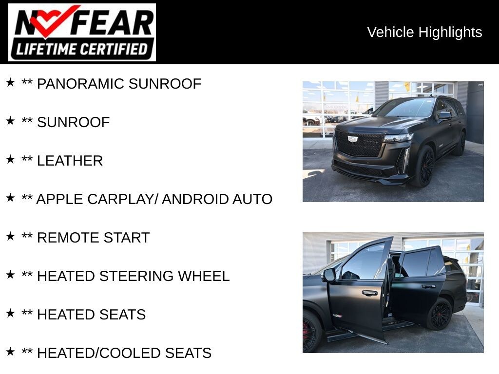 Used 2023 CADILLAC Escalade V-Series SUV