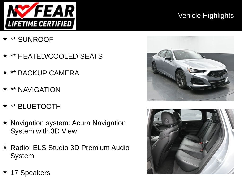 Used 2022 Acura TLX A-Spec Package Sedan
