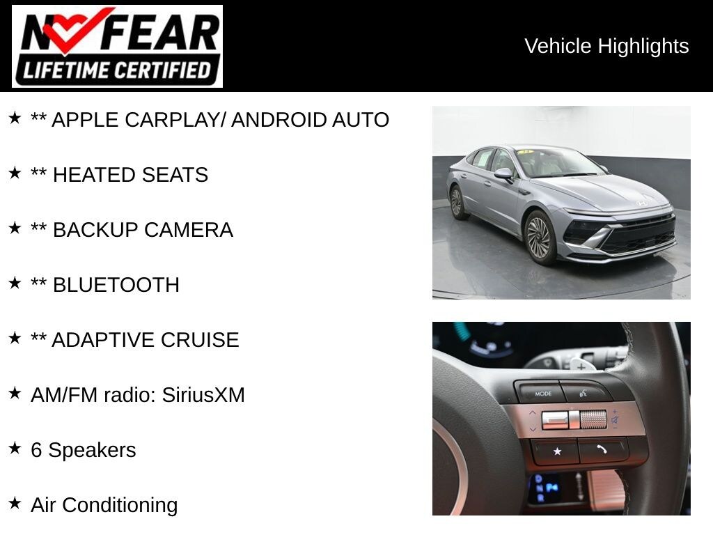 Used 2024 Hyundai Sonata Hybrid SEL Sedan