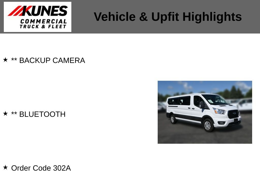 Used 2022 Ford Transit-350 Passenger Wagon Low Roof Van
