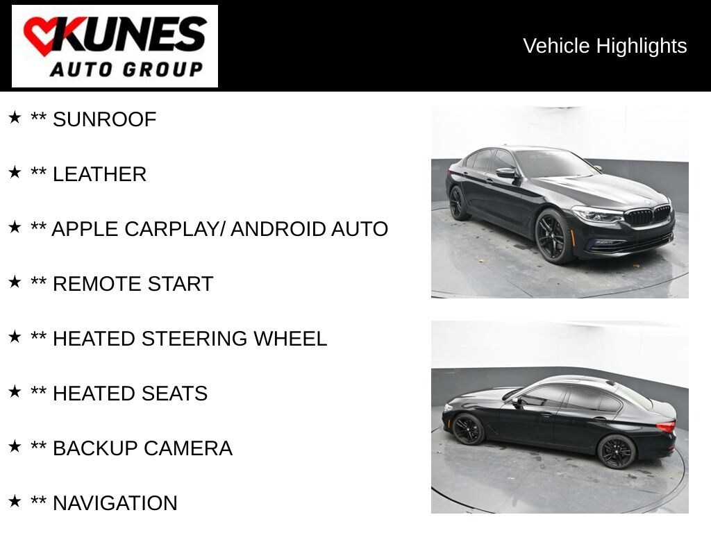 Used 2017 BMW 540i xDrive Sedan