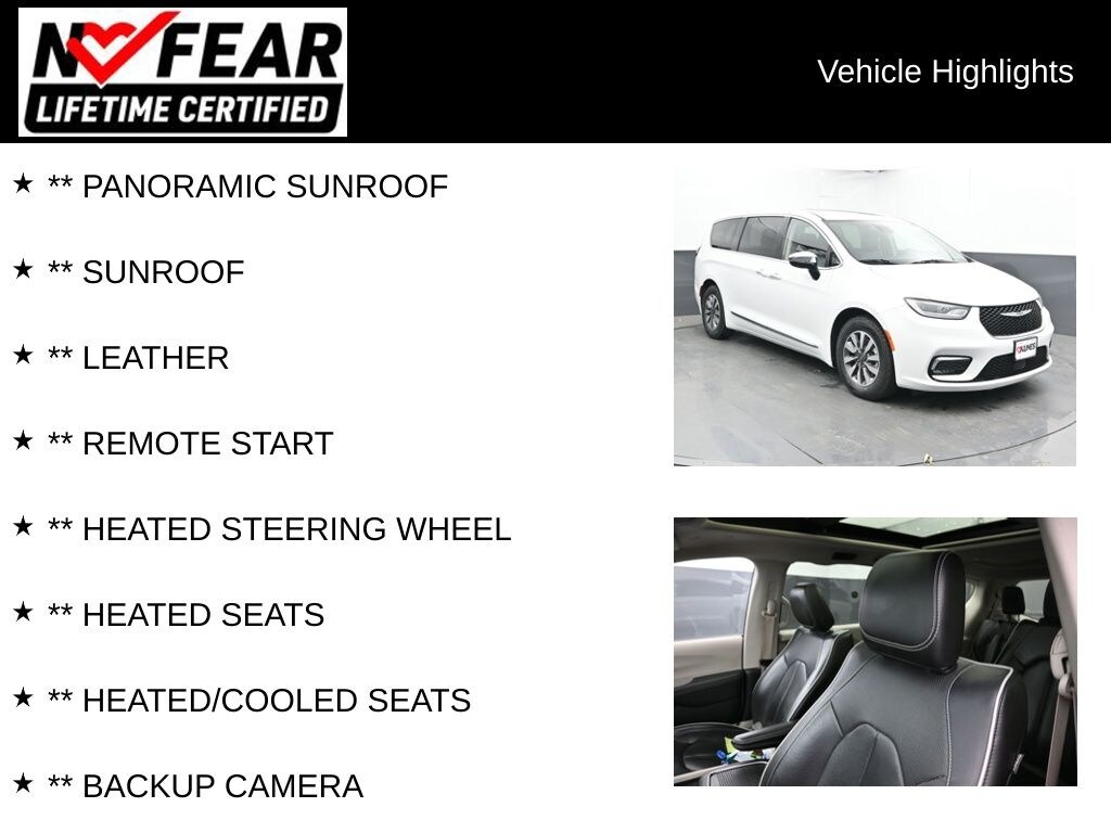 Used 2023 Chrysler Pacifica Plug-In Hybrid Limited Van Passenger Van