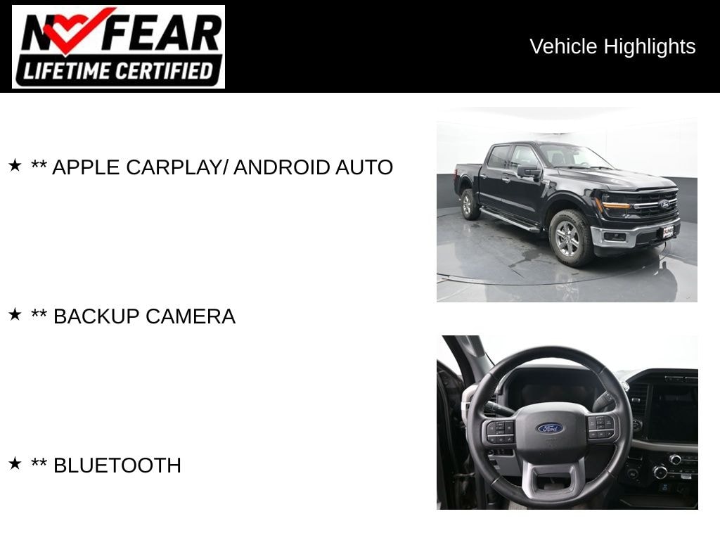 Certified 2024 Ford F-150 XLT Truck SuperCrew Cab