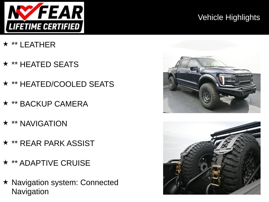Used 2025 Ford F-150 Raptor Truck SuperCrew Cab