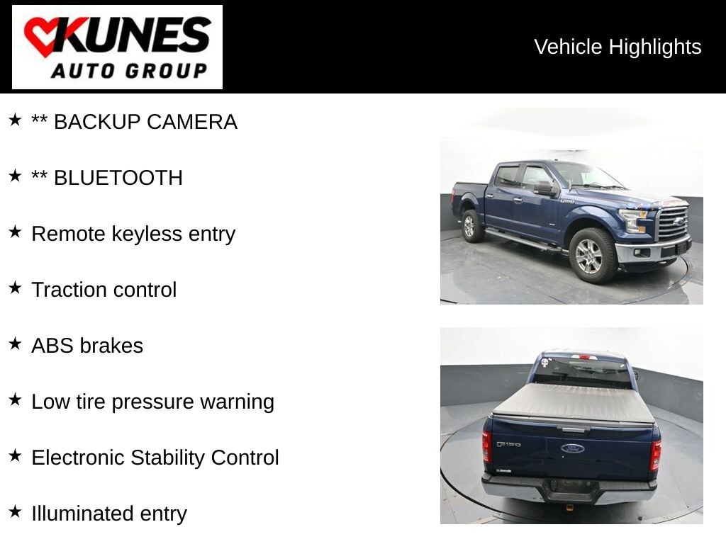 Used 2015 Ford F-150 Truck SuperCrew Cab