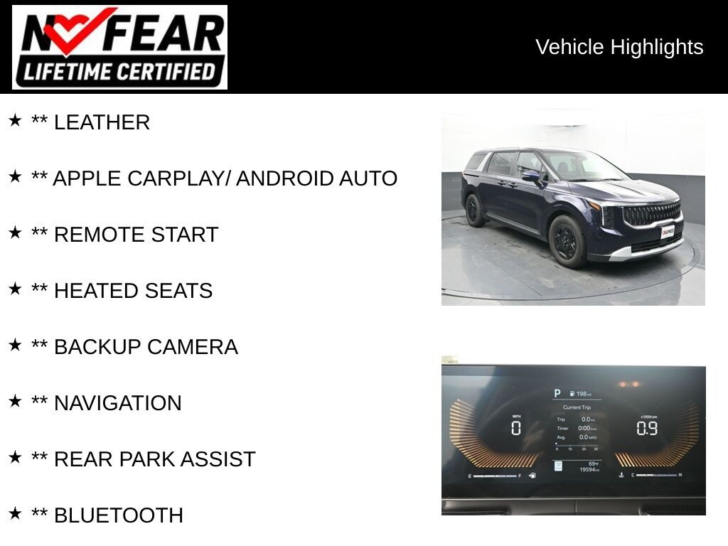 Used 2026 Kia Carnival LXS Van Passenger Van