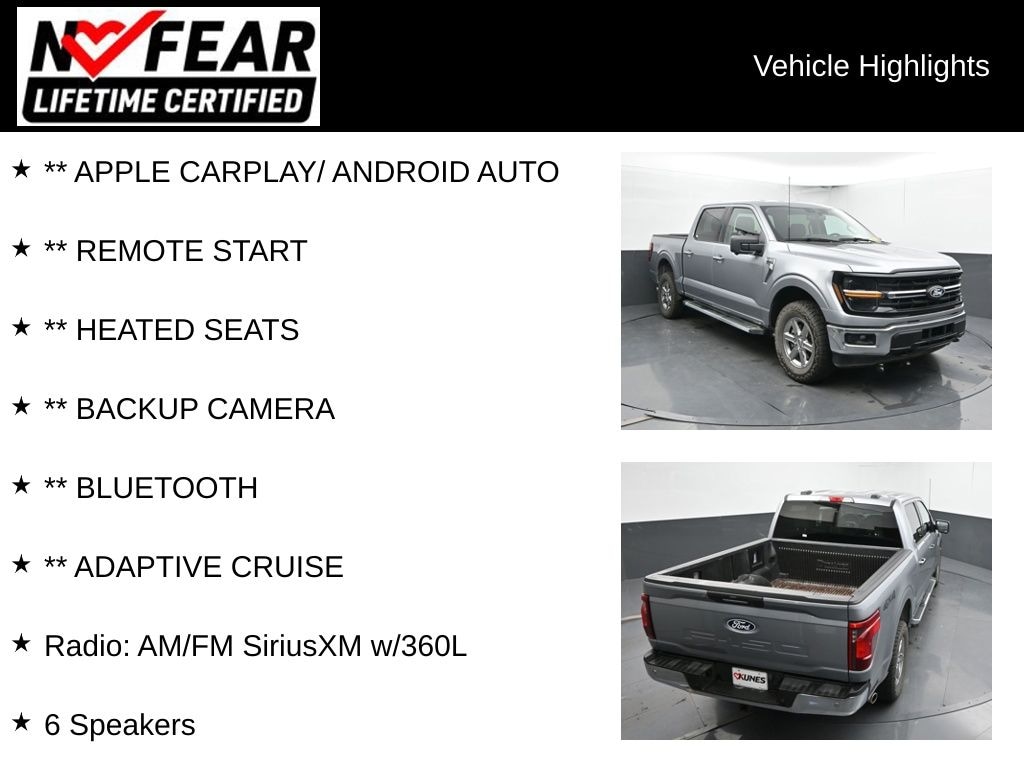 Certified 2024 Ford F-150 XLT Truck SuperCrew Cab