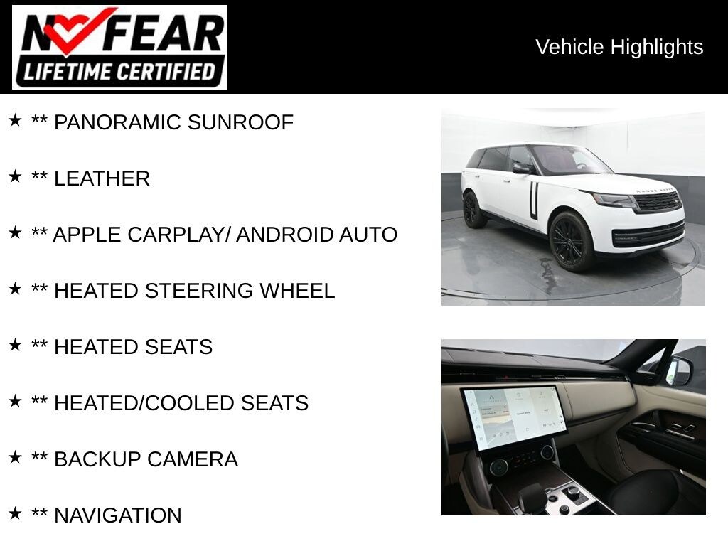 Used 2023 Land Rover Range Rover P530 SE 7 Seat SUV