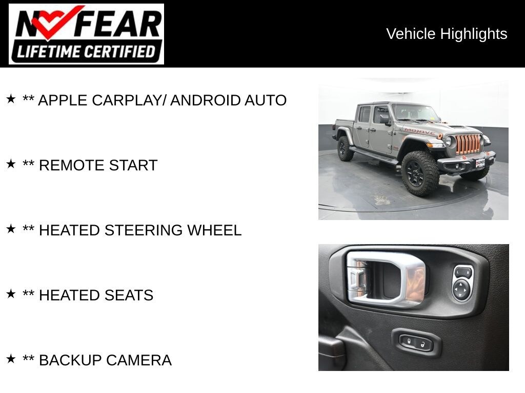 Used 2021 Jeep Gladiator Mojave Truck Crew Cab