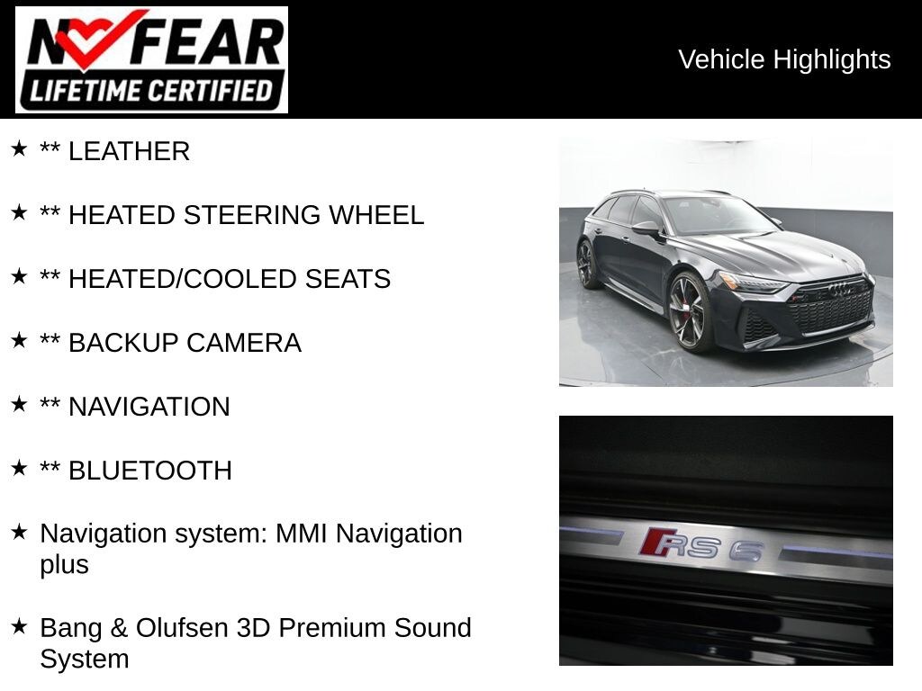 Used 2021 Audi RS 6 Avant 4.0T Wagon