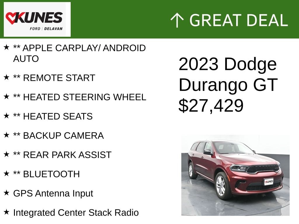 Used 2023 Dodge Durango GT SUV