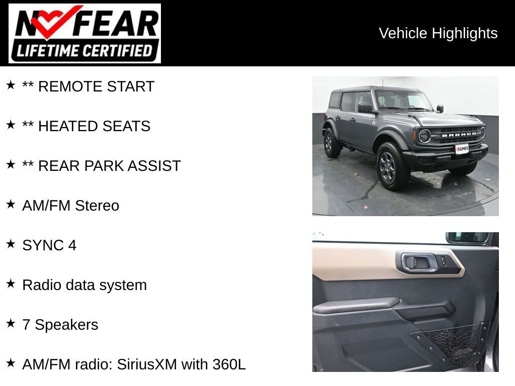 Used 2025 Ford Bronco Big Bend SUV