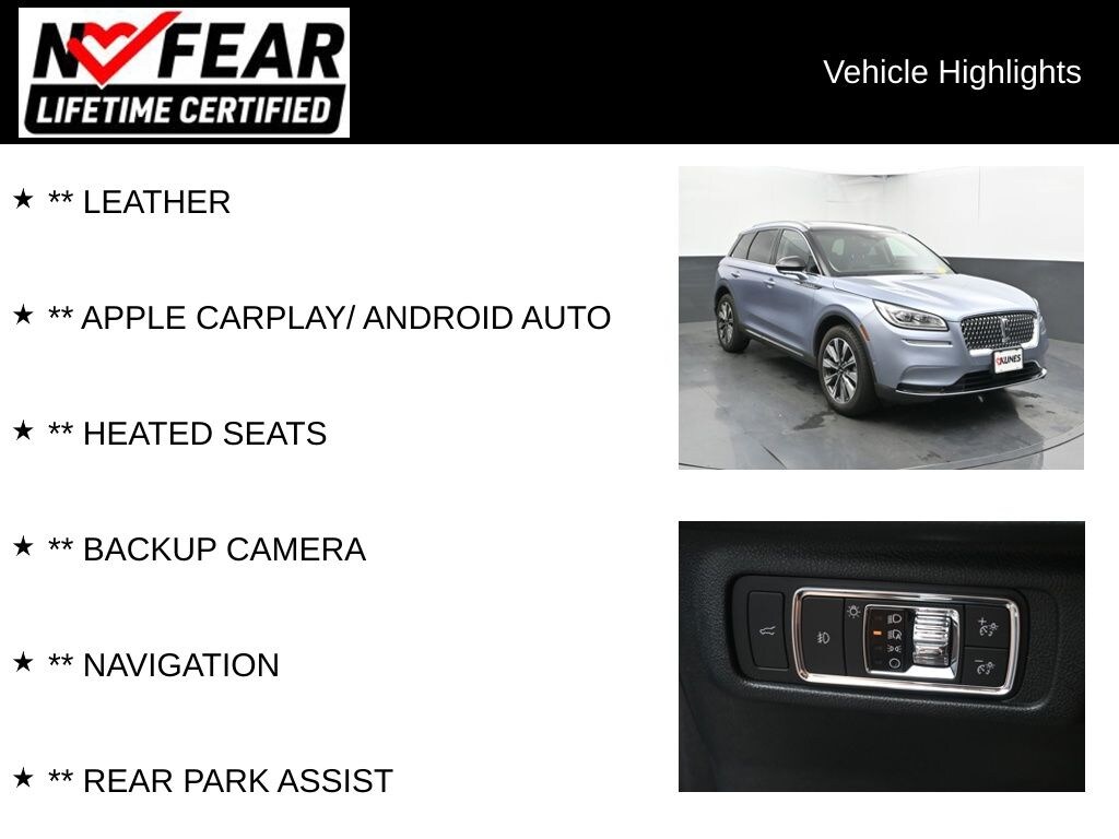 Used 2022 Lincoln Corsair Reserve SUV