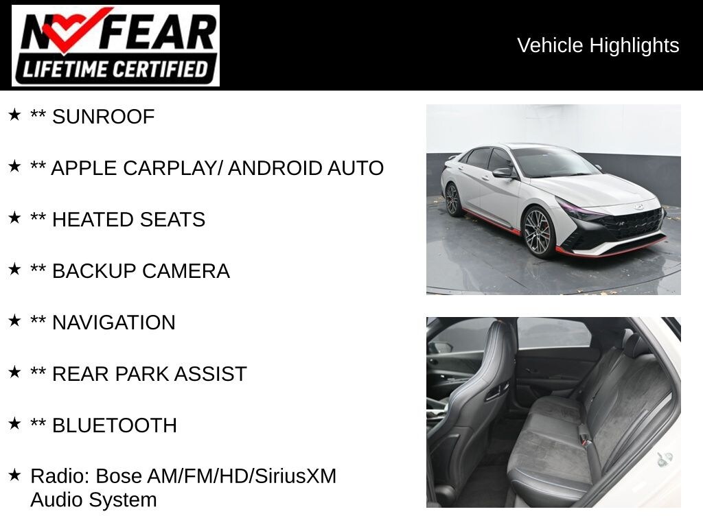 Used 2023 Hyundai Elantra N Sedan