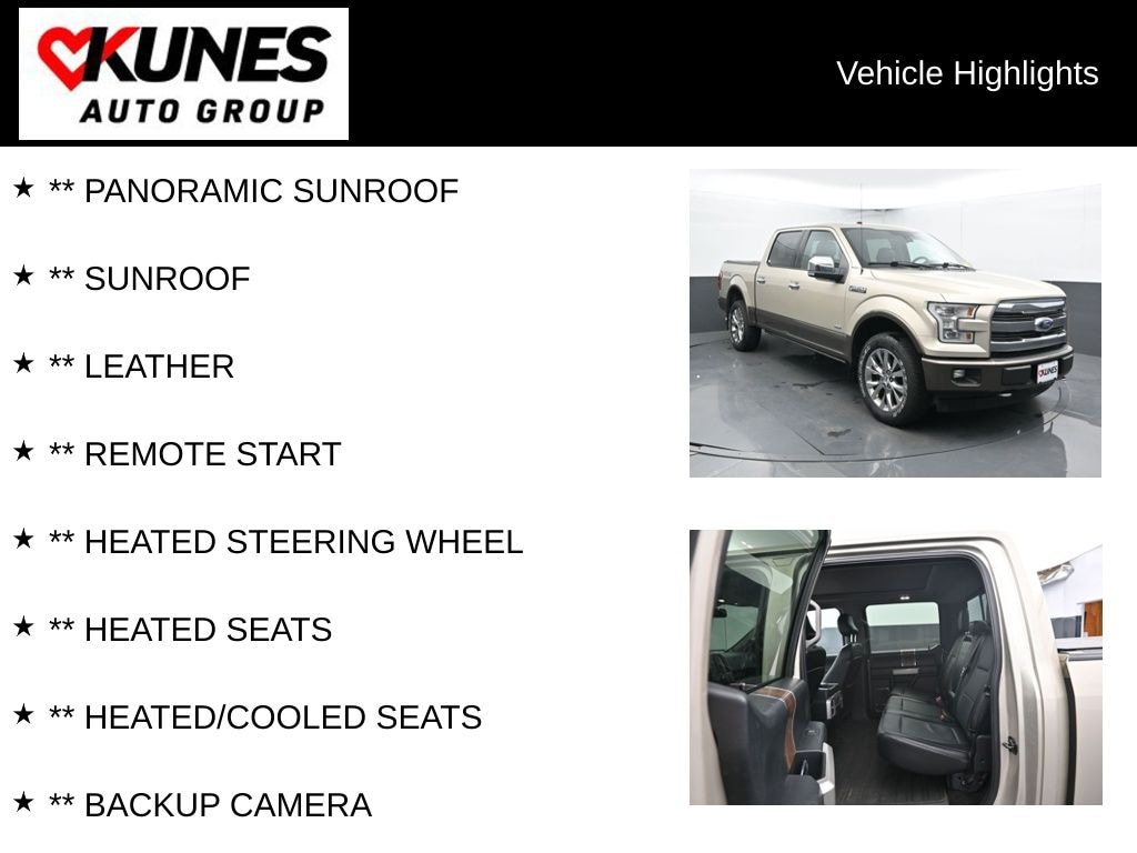Used 2017 Ford F-150 Truck SuperCrew Cab