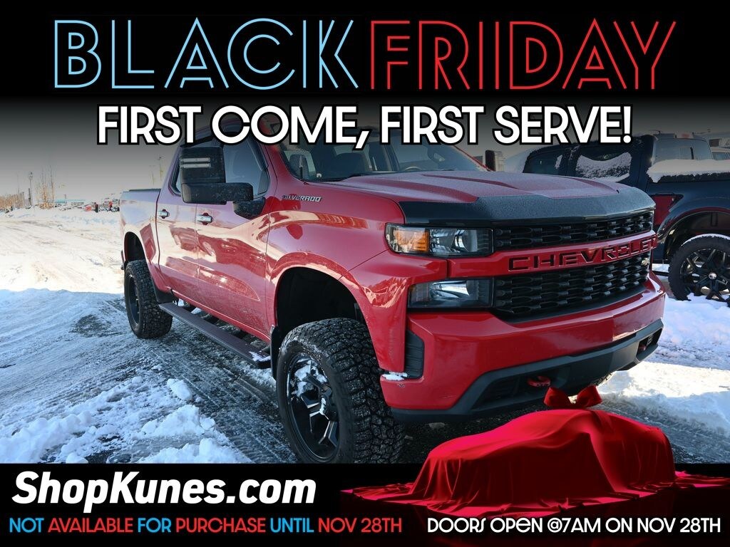 Used 2019 Chevrolet Silverado 1500 Silverado Custom Truck Crew Cab