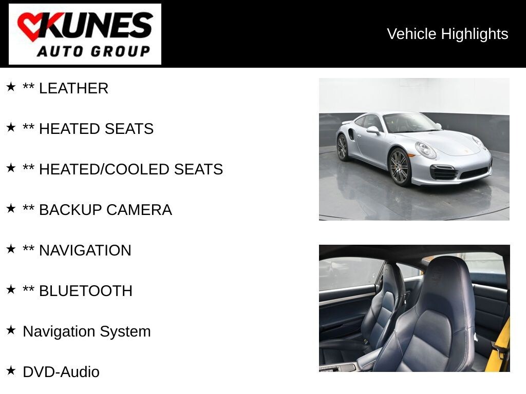 Certified 2014 Porsche 911 Turbo Coupe