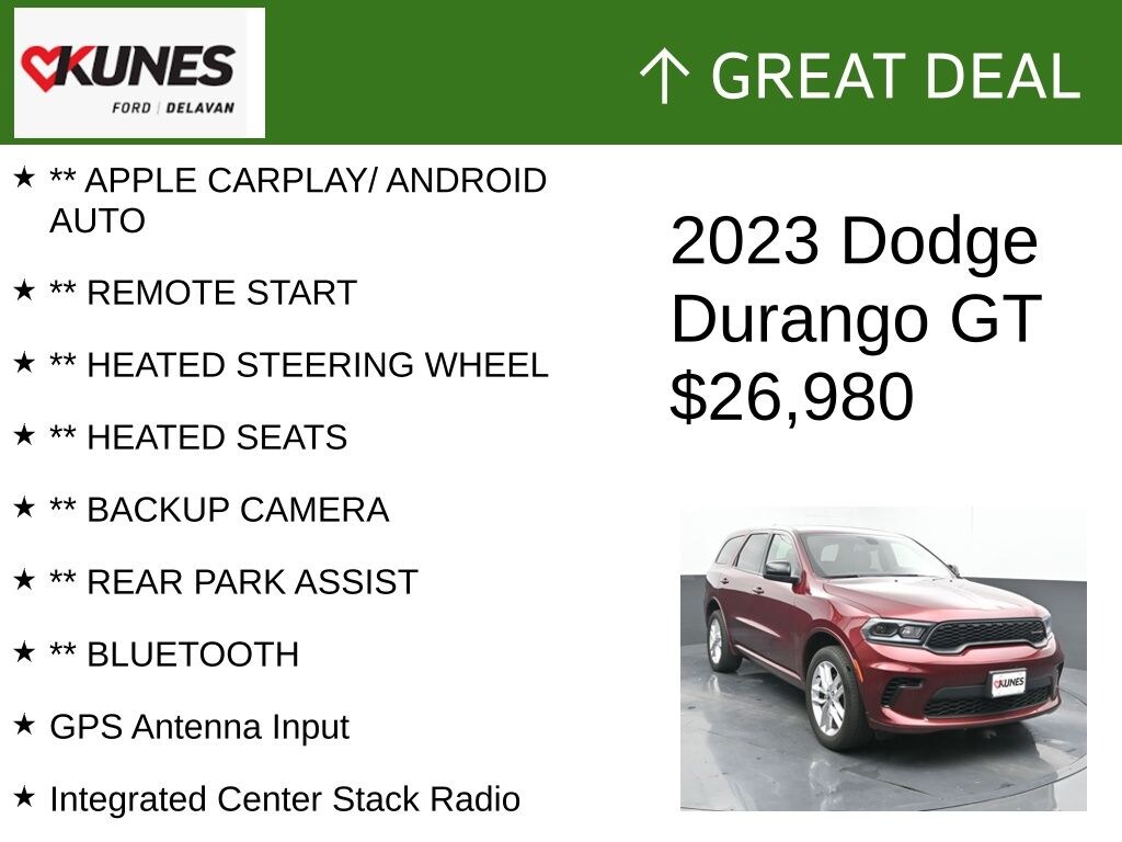 Used 2023 Dodge Durango GT SUV