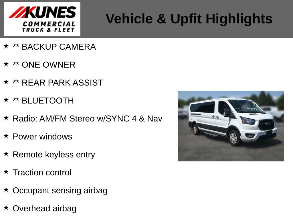 Certified 2024 Ford Transit-350 Passenger Wagon Low Roof Van
