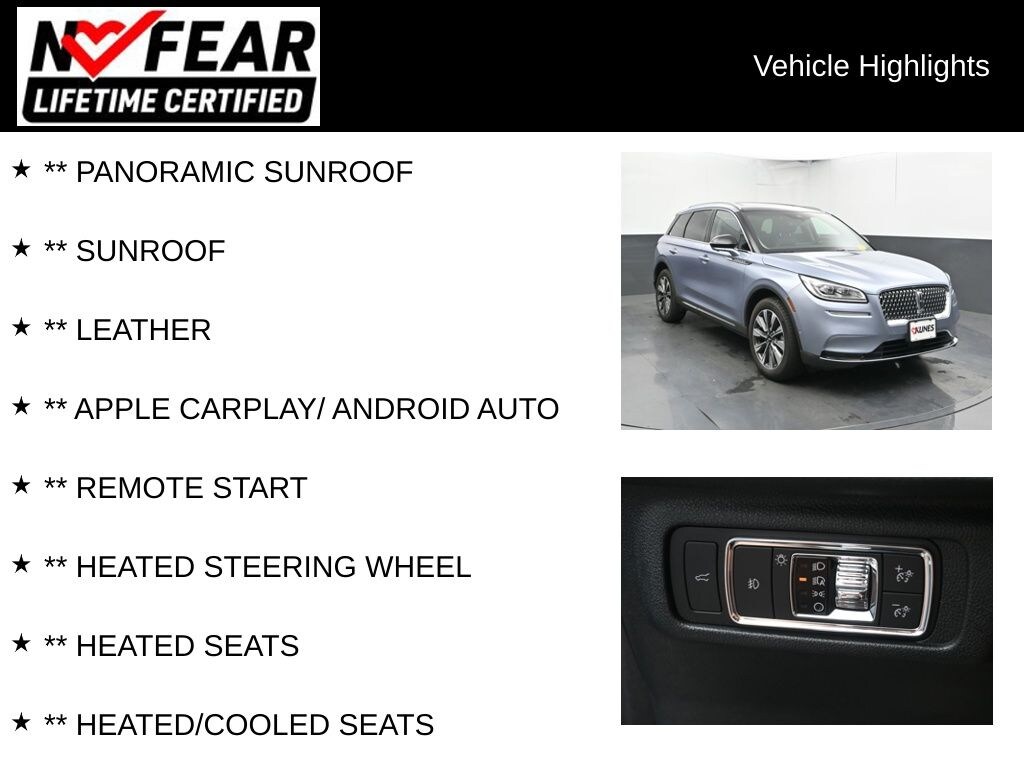 Used 2022 Lincoln Corsair Reserve SUV