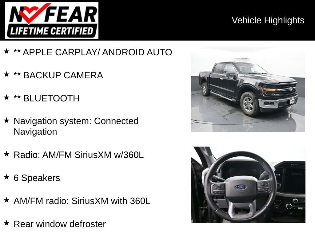 Certified 2024 Ford F-150 XLT Truck SuperCrew Cab