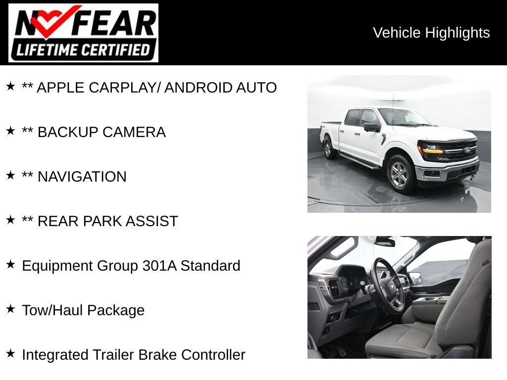 Used 2024 Ford F-150 XLT Truck SuperCrew Cab