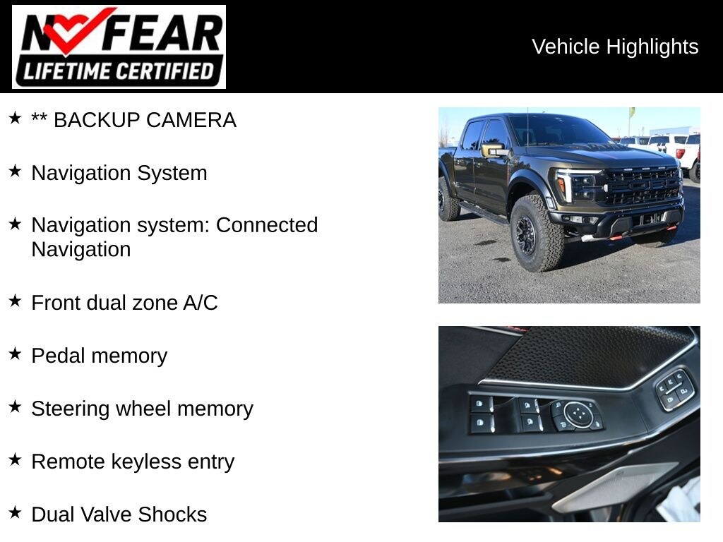 Certified 2025 Ford F-150 Raptor Truck SuperCrew Cab