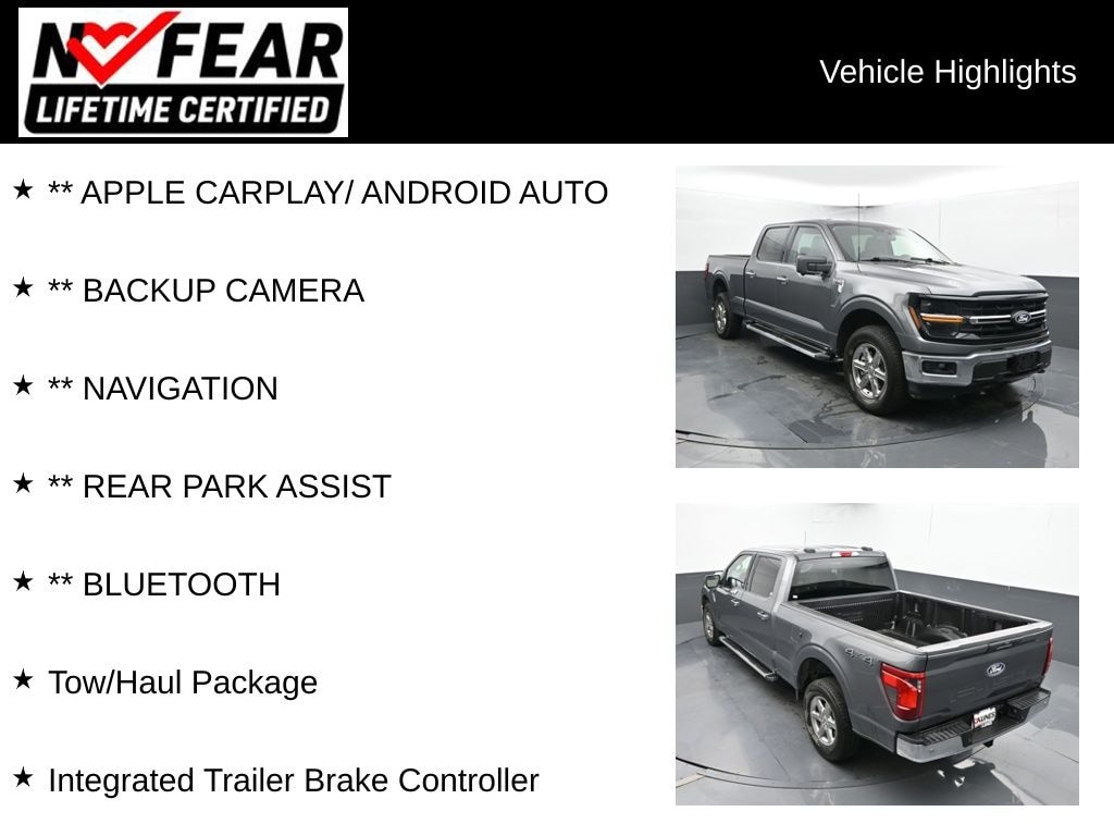 Used 2024 Ford F-150 XLT Truck SuperCrew Cab