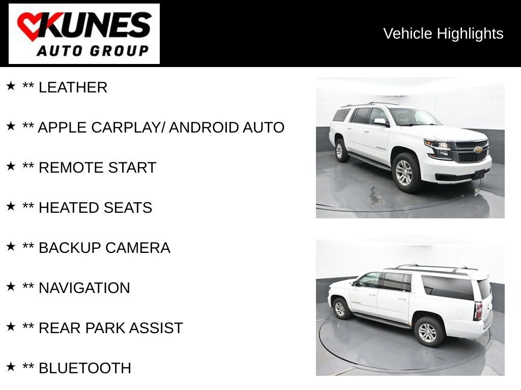 Used 2017 Chevrolet Suburban LT SUV