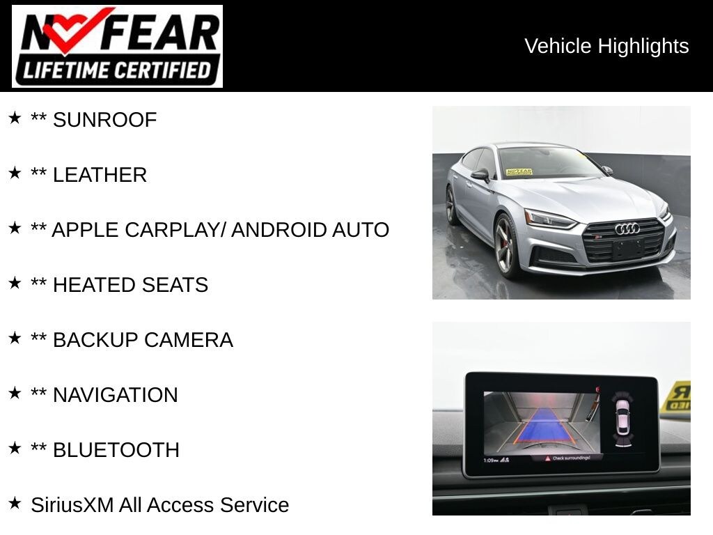 Used 2019 Audi S5 3.0T Premium Sportback