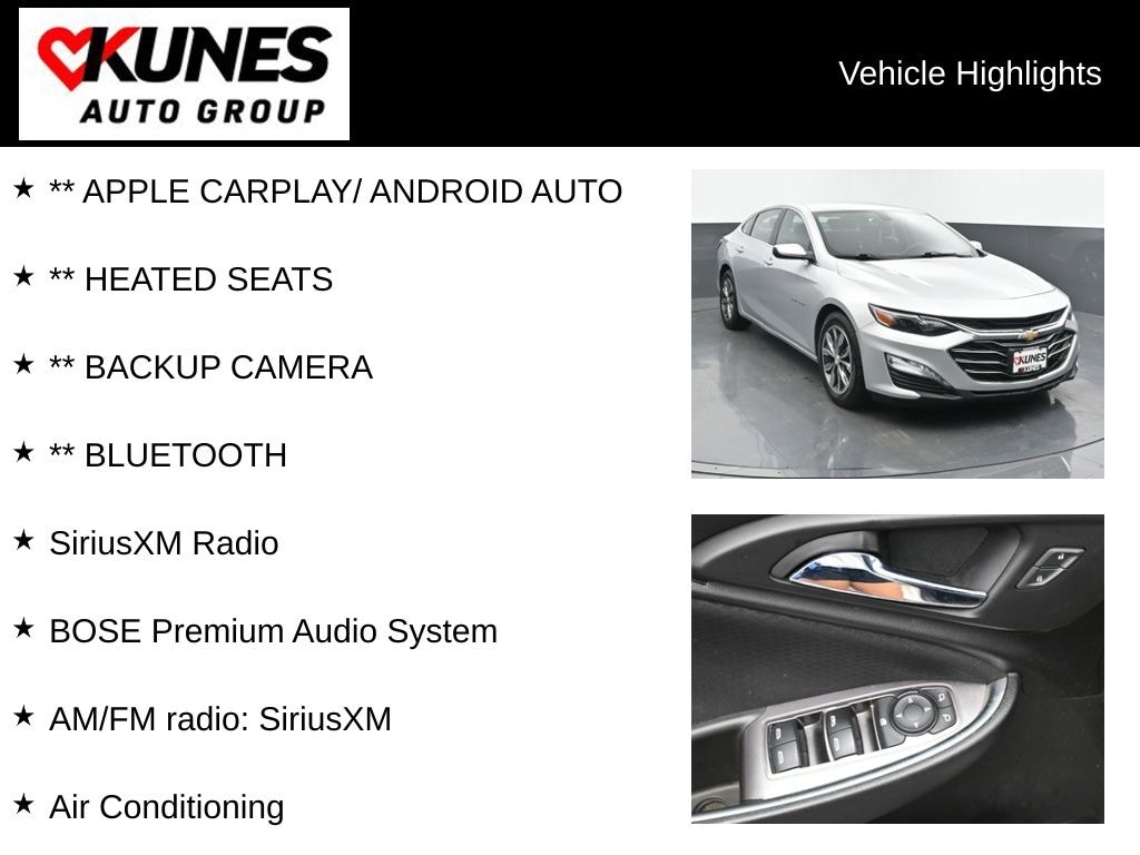Used 2020 Chevrolet Malibu LT Sedan