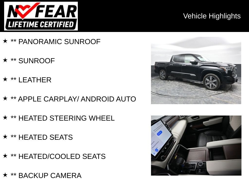 Used 2023 Toyota Tundra Hybrid Capstone Truck CrewMax