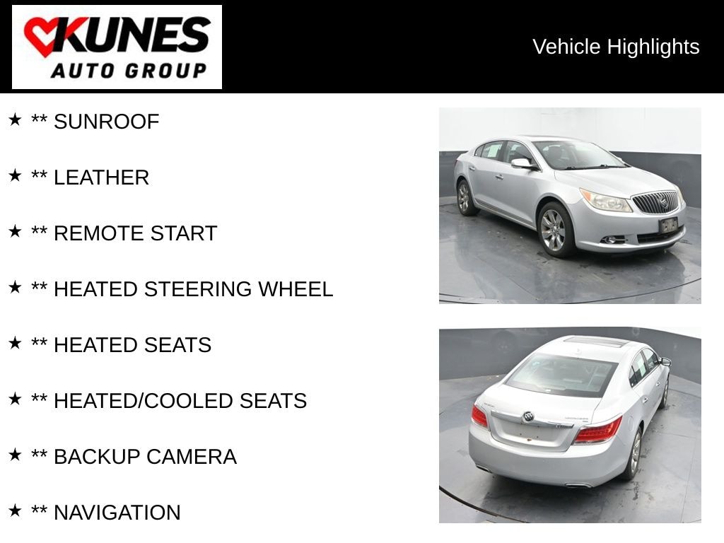 Used 2013 Buick LaCrosse  Sedan