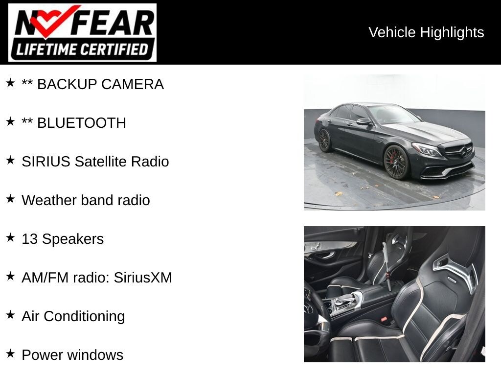 Used 2018 Mercedes-Benz AMG C 63 S Sedan