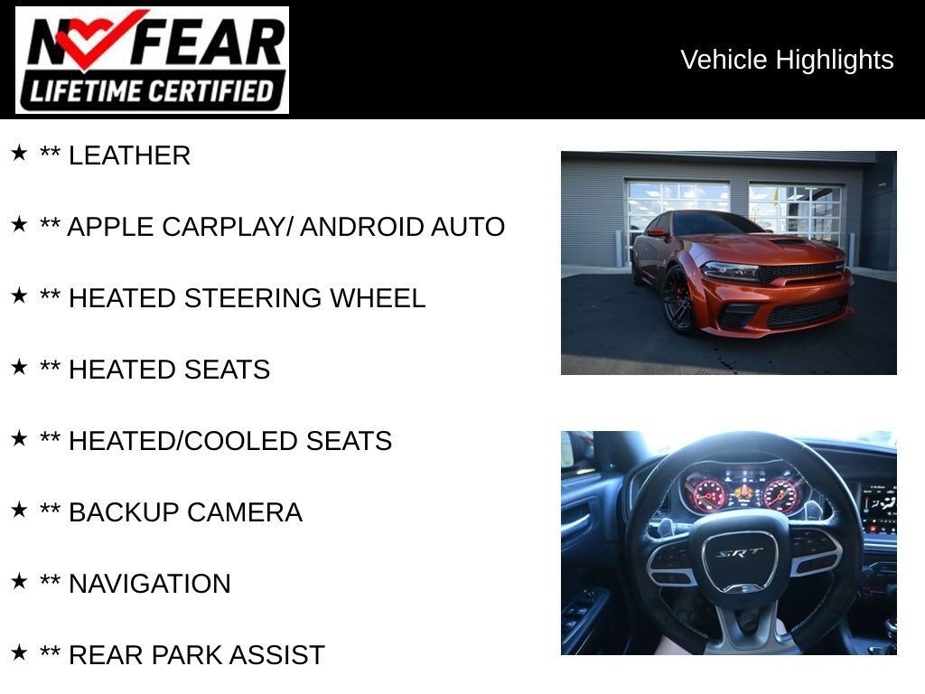 Used 2022 Dodge Charger SRT Hellcat Widebody Sedan