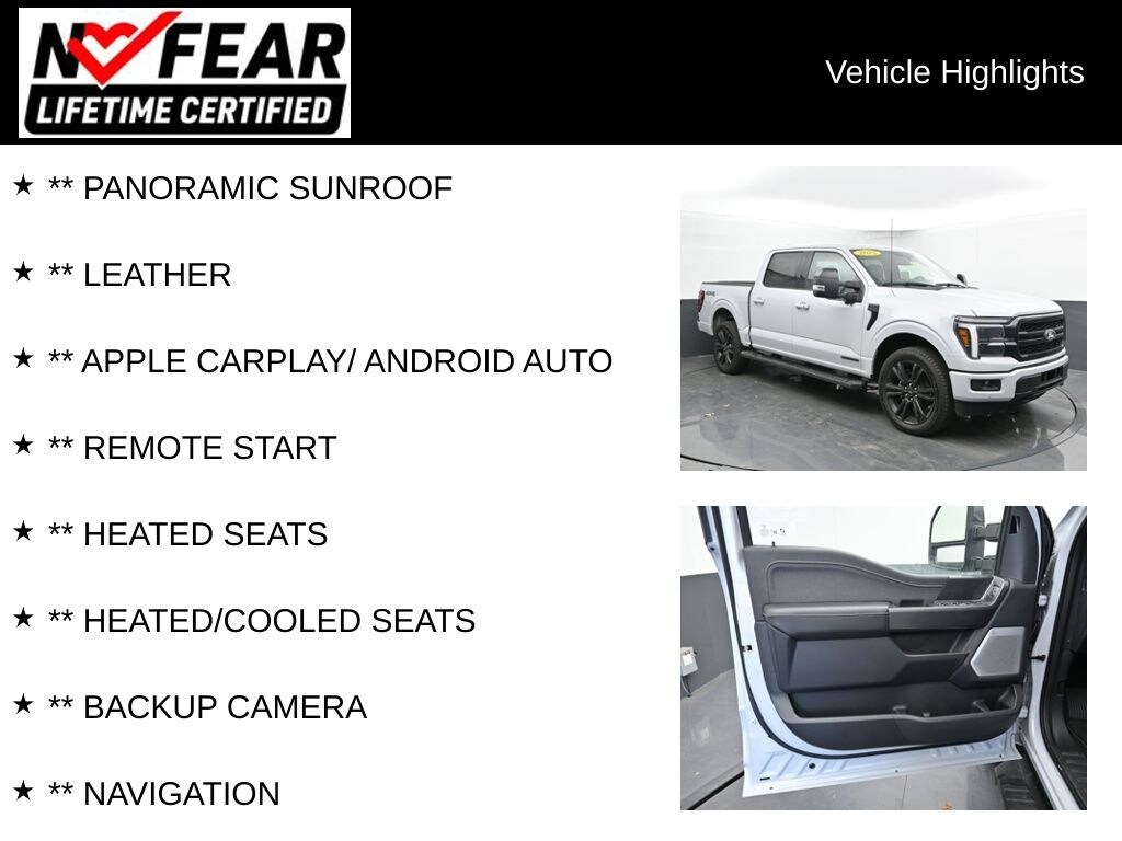 Certified 2025 Ford F-150 Lariat Truck SuperCrew Cab