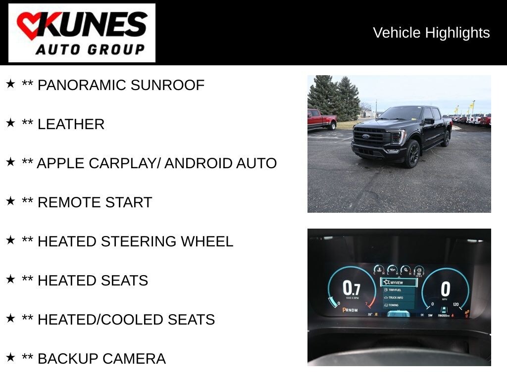 Used 2021 Ford F-150 Truck SuperCrew Cab