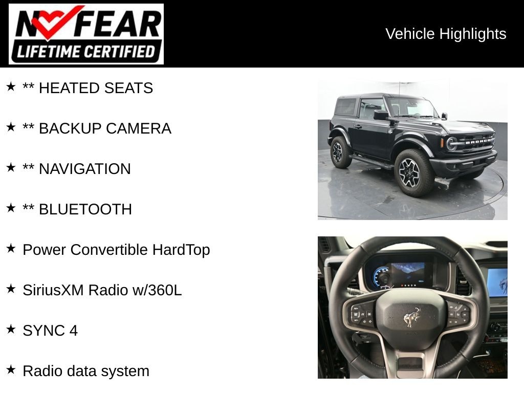 Used 2022 Ford Bronco Outer Banks SUV