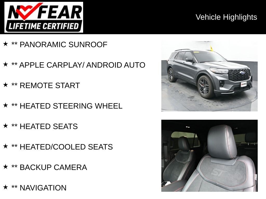 Used 2025 Ford Explorer ST SUV
