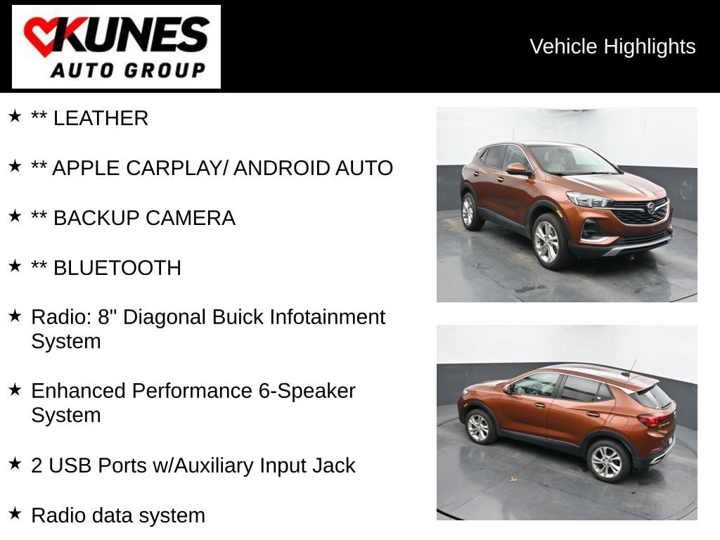 Used 2020 Buick Encore GX Preferred SUV