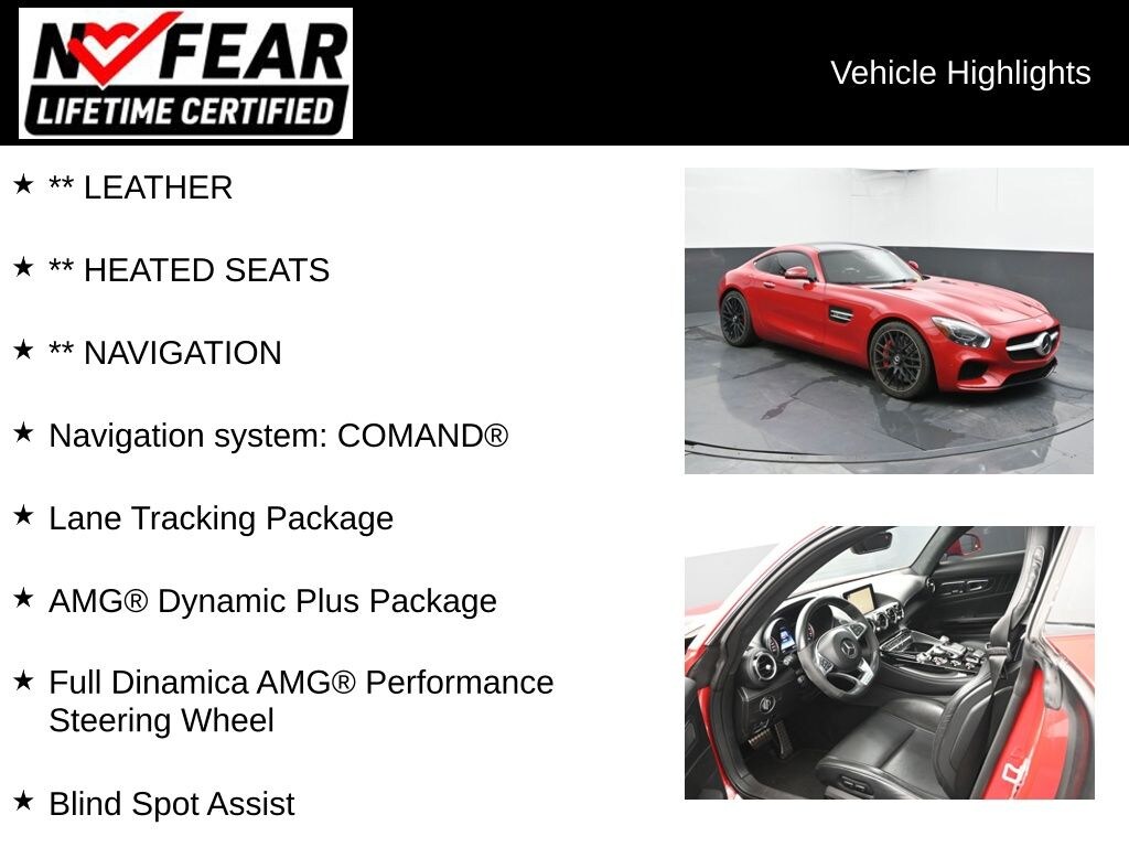 Used 2016 Mercedes-Benz AMG GT S Coupe