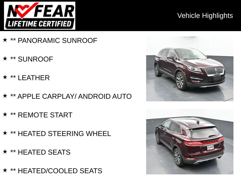 Used 2019 Lincoln MKC Reserve SUV