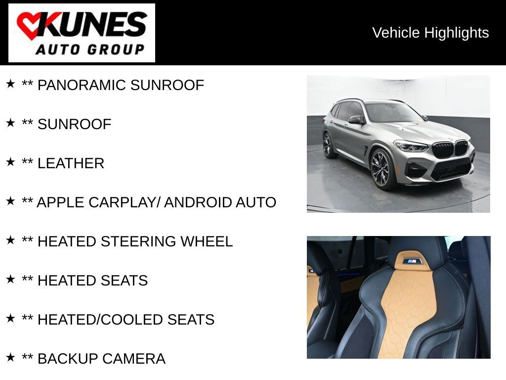 Used 2020 BMW X3 M Competition SUV