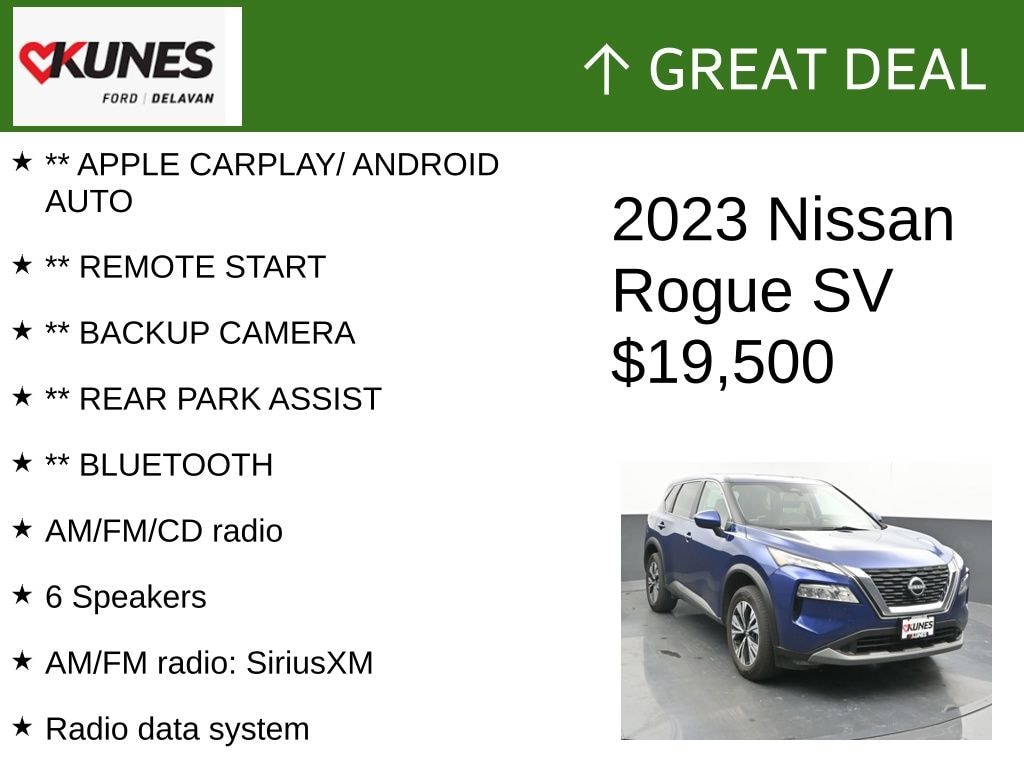 Used 2023 Nissan Rogue SV SUV