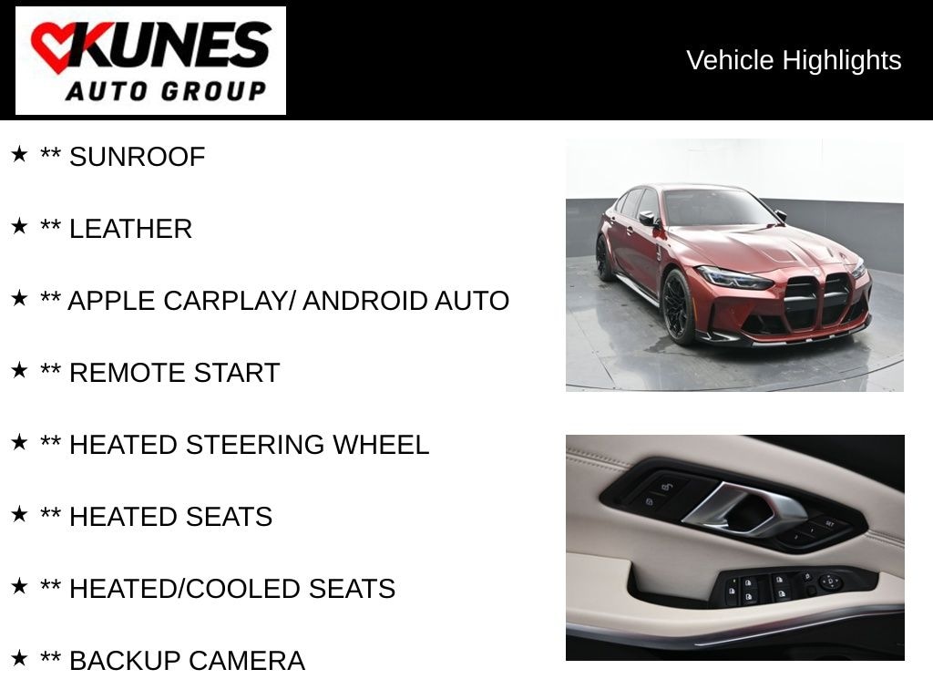 Used 2024 BMW M3 Competition xDrive Sedan