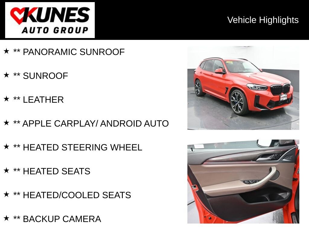 Used 2022 BMW X3 M  SUV