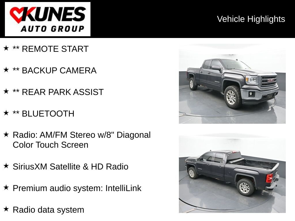 Used 2014 GMC Sierra 1500 SLE Truck Double Cab