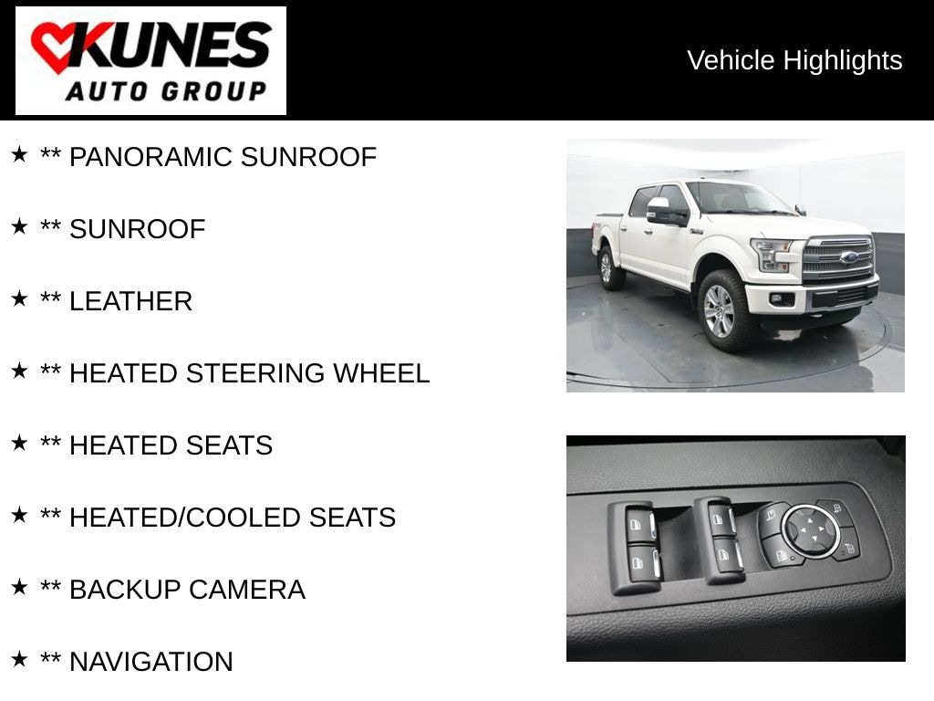 Used 2015 Ford F-150 Truck SuperCrew Cab